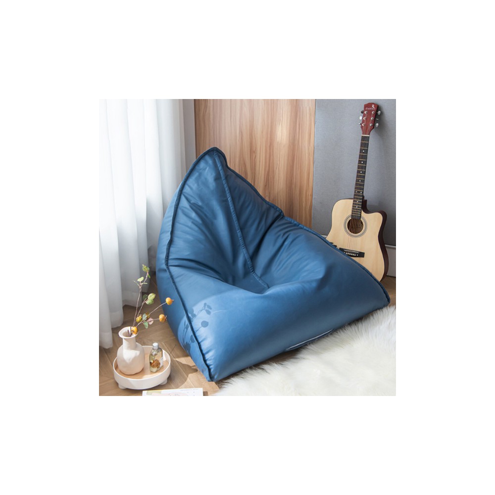 카페쇼파 야외빈백 1인용 삼각 빈백 소파 (블루)