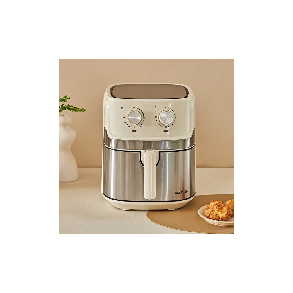 더 건강한 올스텐 에어프라이어 바스켓형 대용량 5.5L
