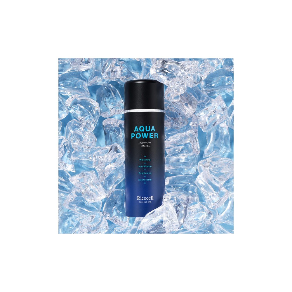 미백+주름 퍼펙트 맨 아쿠아파워 올인원 에센스 150ml 2개/수분 보습 스킨 로션 기능성 5in1