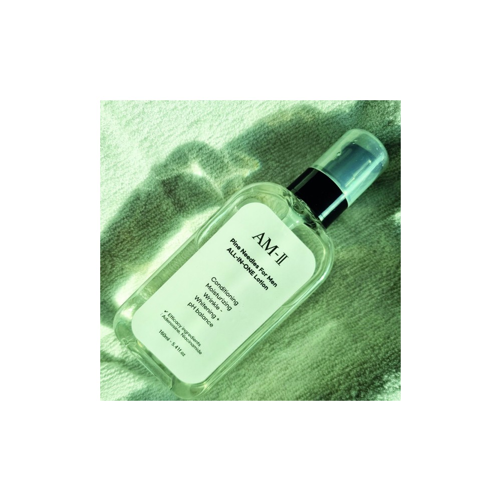 솔잎 올인원 남자 스킨로션 160ml 남성 애프터쉐이브 진정 수분 쿨링 피부관리 에센스 생일선물 화장품