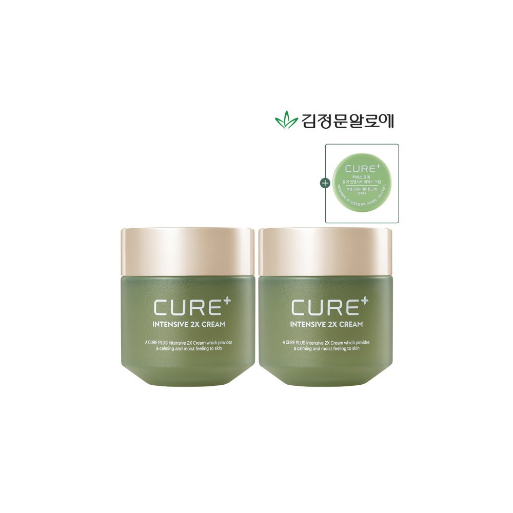 김정문알로에 큐어 2X크림 2개 2x미니1